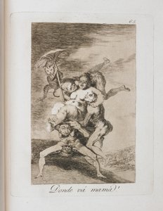 Lámina de Los Caprichos, 1797-1798 de Francisco de Goya